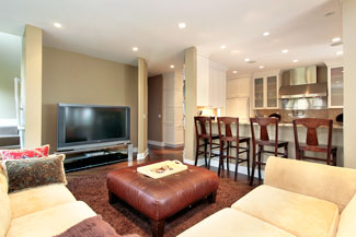 Decorated Basement in Seymour, CT, NY & MA