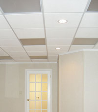 Basement Ceiling Tiles for a project we worked on in Ossining, Connecticut, New York and Massachusetts