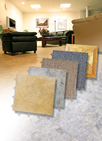 Basement Flooring in a home in Ossining, Connecticut, New York and Massachusetts