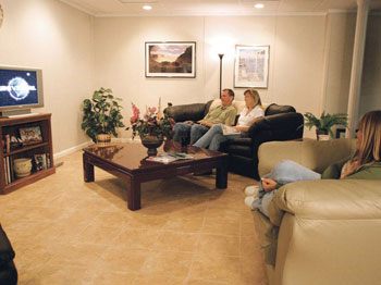 Basement Living Room- Basement Finishing Greenwich, Connecticut, New York and Massachusetts